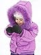 Boyiee 3 Paar Neugeborene Baby und Kleinkind Winter Fäustlinge Handschuhe Fleece (Schwarz, 6-18 Monate)