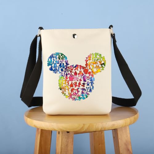 BDPWSS Cartoon Mouse Lover Handbag Cute Mouse Themed Crossbody Bag Fairy Tales Merchandise Vacation Trip Gift3