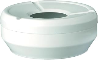 APS 83612 Vento Posacenere - casuale, Ø 12 cm, H: 4,5 cm, melaminaico, bianco