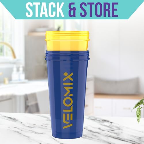 -2 Pack- 28 oz Protein Shaker Bottles for Protein Mixes - 2x Wire Whisk | Leak Proof Shaker Cups for Protein Shakes | Protein Shaker Bottle Pack (Stand Strong Pack)