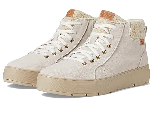 Keds Tahoe Boot, Boot Womens, Oatmeal Suede Cable Knit, 5 Medium