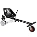 YOLEO Hoverkart per Hoverboard con Ammortizzatori, Sedile Overboard Go-Kart, Compatibile con i 6.5, 8 e 10 Pollici, Nero