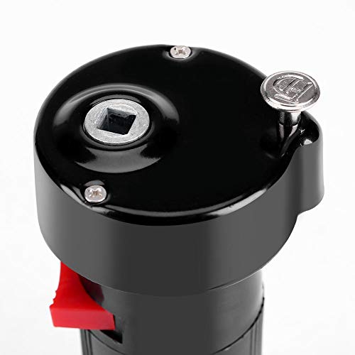 MAGT Batteriebetriebener Grillmotor, DC 1,5 V, Größe D, Fester Grill-Rotisserie-Rotator, Drehbarer Grill-Rotator-Motor - Grill-Bratenhalterung (ohne Batterie) (Farbe : Black)