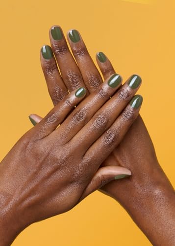Image of ohora Semi Cured Gel Nail Strips (N Cream Moss) - Green, Solid, Works with Any UV /LED Lamps, Salon-Quality, Long Lasting, Easy to Apply & Remove