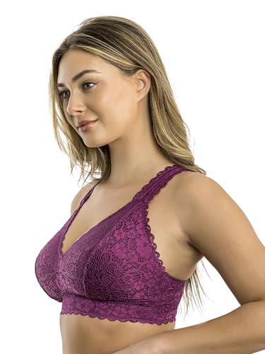 PARFAIT Adriana P5482 Women's Curvy and Full Bust Supportive Wire-Free Lace Bra3
