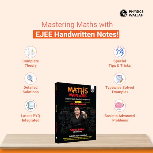 Image of PW Maths Made EJEE Class 11 Handwritten Notes By Sachin Jakhar For JEE Main & Advanced Exams | Complete Theory, Basic to Advanced Problems, Special Tricks, PYQ, Detailed Solutions [Paperback] Sachin Jakhar