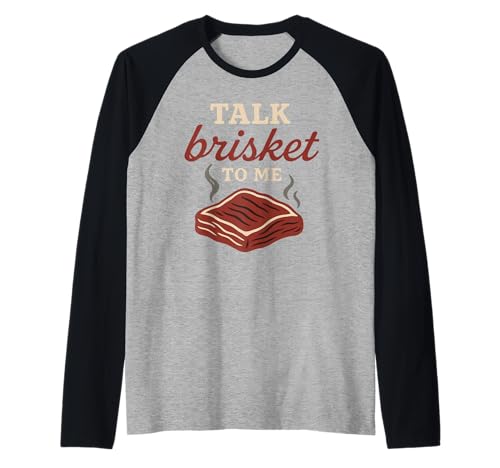 Regalo de BBQ Therapy Grillmaster Humor Pit Boss Meat Broke Camiseta Manga Raglan