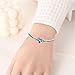 PNIDVOYI 925 Sterling Silver New Classic Crown Buckle Bucket Buckle Snake Bone Chain Bracelet Suitable Fit Design Charm Bead DIY Exquisite Surprise Gift (SL05, 8.3in/21cm)