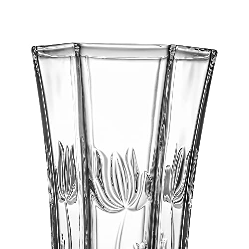 CS-Crystal-Vase-12-inch-high-Tulip-Design-for-Flowers-Decor-Lovely-Nice-Shiny-Piece-Perfect-as-a-Gift-Suitable-for-All-Occasions CS Crystal Vase 12 inch high Tulip Design for Flowers Decor Lovely Nice Shiny Piece Perfect as a Gift Suitable for All Occasions