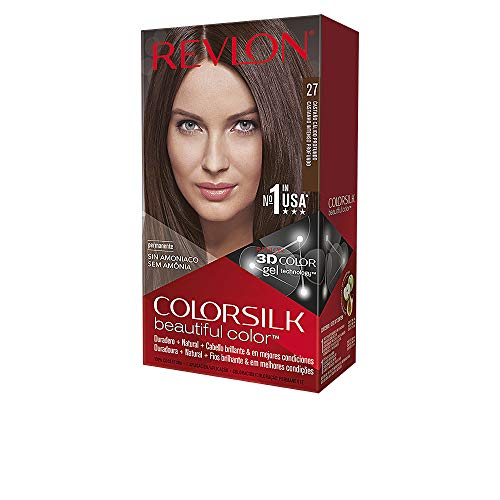 Revlon Colorsilk, Tinte Pelo Mujer Permanente - 27 Castaño Calido Profundo