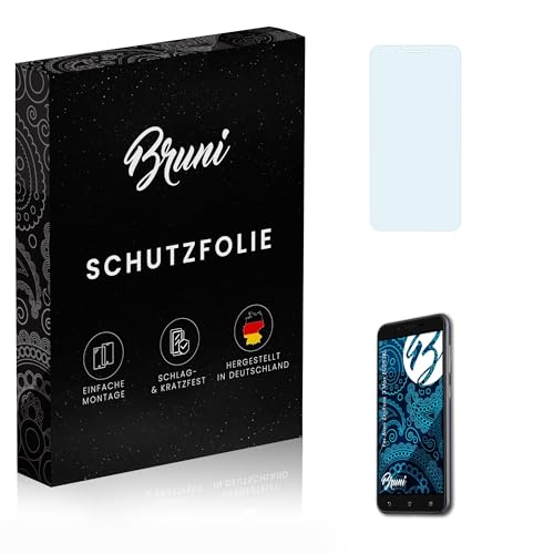 Bruni Película Protectora compatible con Asus ZenFone 3 Max ZC553KL Protector Película, claro Lámina Protectora (2X)