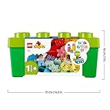 LEGO DUPLO Brick Box - Educational Stacking Toys for 1+ Year Old Boys & Girls - incl. Colourful Number Bricks, a Car & 2 Figures, plus Toy Storage - 10913 - Image 8