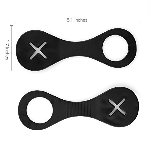 Image of Okydoky Dog Poop Bag Holder Leash Waste Carrier Holder Bicycle (4 Pack)