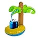Produktbild cama24com Getränkehalter Palme mit Insel aufblasbar 1 Stück Pool-Party Badespaß mit Palandi® Sticker