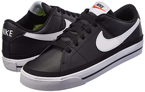 Nike Court Legacy Next Nature, Chaussures de randonnée Femme, Noir Blanc White Volt Team Orange, 41 EU - Image 8