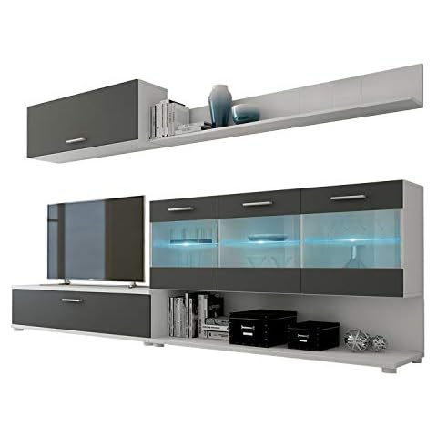 Modulo Salon Vitrina con Led Zafiro Cover