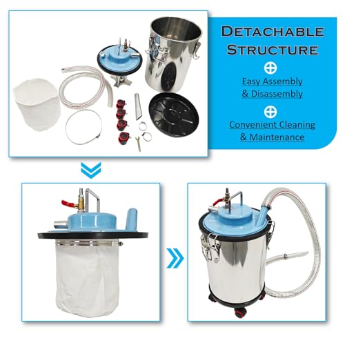 Aspiradora Neumática Industrial 30L para Líquidos miniatura 5