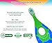 Farber Baby Toddler Toothbrushes Set – Infant Toothbrush 6 Pack with Compact Soft Bristles and Easy Grip Handle Includes 2 Suction Cup Toothbrush Holders and Toothpaste Squeezer (Blue)