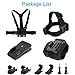 Accessories Set for GoPro Hero 13/12/11/10/9/8/7/6/5/4,New Quick Release Head Strap Mount + Chest Mount Harness + Backpack Clip Holder + 360°Rotating Wrist Strap