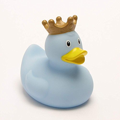 Preisvergleich Produktbild Badeente "mit Krone hellblau"