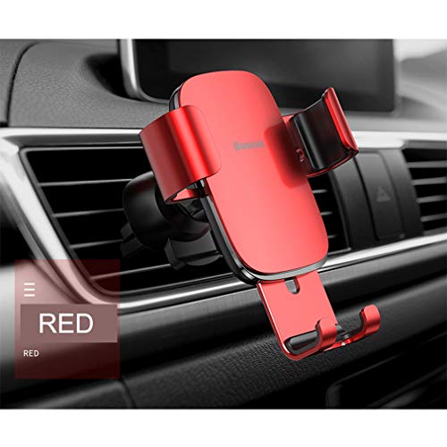 SZKJ Soporte de teléfono para Coche, Soporte de teléfono para Rejilla de ventilación, Marco de aleación de precisión mecánico, sin Gravedad, Manos Libres, para teléfonos de 4,0 a 6,5 Pulgadas Cover