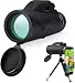 Produktbild Monokular Starscope Teleskop, 80x100 Hochleistungsprisma Fernrohr, Mit Smartphone Halter & Stativ Wasserdichtes Monokular für Vogelbeobachtung, Wandern Sightseeing, Konzert Ballspiel, Camping