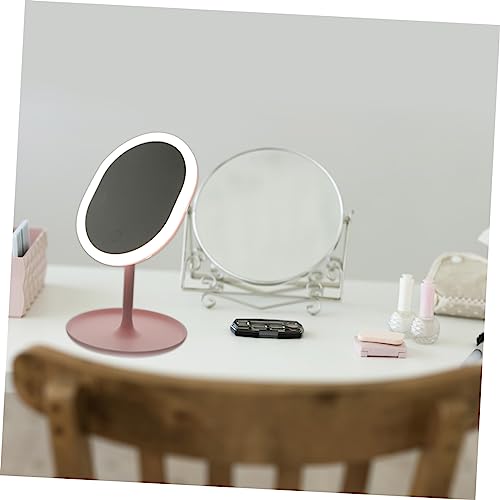 Espejo de tocador LED portátil para maquillaje miniatura 5
