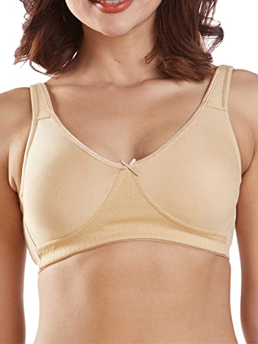Image of SONARI Womens High Coverage Regular Bra | Poly Cotton Fabric, Non Padded, Non Wired, Comfort Bra | Adjustable and Wide Shoulder Straps, U Back Design with Hook & Eye Closure - Lavish