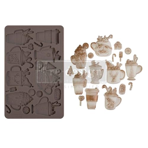 Prima Marketing inc Redesign With Prima Decor Moulds® - Cheerful Cups - 1 pc, 5