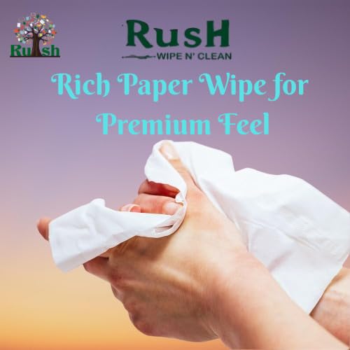 Image of Rush Premium Toilet Tissue Roll Paper (6 Pcs, 200 Pulls)