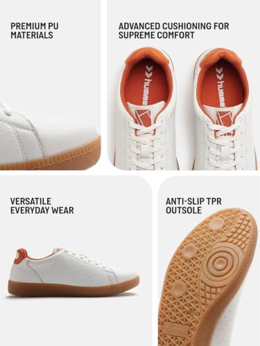 Image of hummel Classic Pinnacle Casual Sneaker for Men Lightweight Breathable with Enhanced Comfort Cushioned Insole and Slip-Resistant Work and Play Casual Shoes