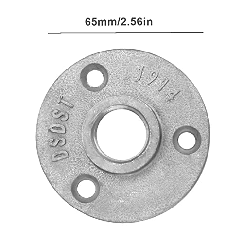 Flens Pijp Base DN15 Legering Draad Decoratieve Vlieger Flens 3-Gat Pijp Fittingen 10 Stks Praktische DIY Tools - Image 8
