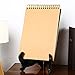 Tatuo 2 Packs Wooden Plate Stands for Display, Plate Holder Display Stand, Picture Frame Stand Easels, Tabletop Art Holder, Book Dish Decorative