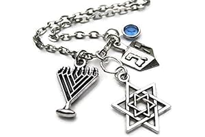 Hanukkah Jewelry: Personalized Star of David Necklace for Men, Women and Children