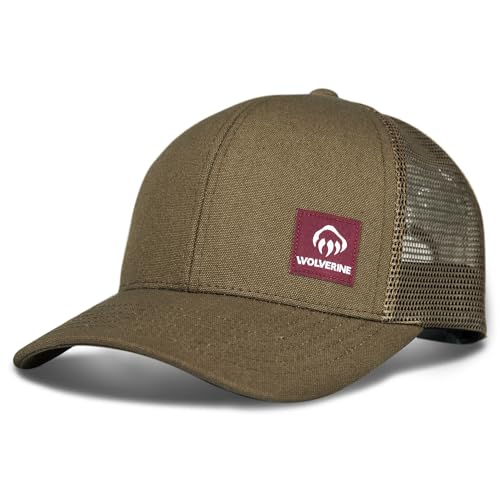 Image of Wolverine Trucker Hat | Mesh Back | Snapback | Adjustable | Rugged | Durable | Workwear