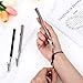 4Pcs Stainless Steel Alligator Clips, Telescopic Metal Wire Clamp, Bracelet Helper Tool with Pen Clip, Extended Clip for Mechanic Jewelry Home Repair Jewelry Fastening Picking Items
