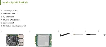 TUOPUONE Lyra Pi Linux Micro Development Board Based On Core3506 Core Board Integrates Triple-core ARM Cortex-A7 and ARM Cortex-M0 Processors Onboard TF Card Slot with SIM7600G-H-M.2 4G Module