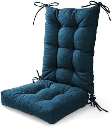 Rocking Chair Cushion, Non-Slip Comfortable Rocking Chair Cushions Indoor Tufted Seat and Back Cushion Set for Balcony Nursery Patio