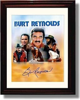 Burt Reynolds Autograph Promo Print - Framed 8x10