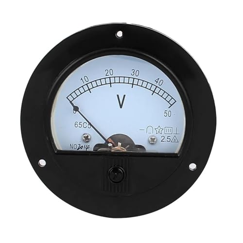 Voltmètre analogique 65C5 DC 0-5V pour éviter les pannes de lecture numérique