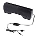 ELENKER Mini Computer Speakers Clip On USB Powered Stereo Multimedia Speaker Wired Computer Soundbar for Laptop Notebook Computer PC Desktop Tablets