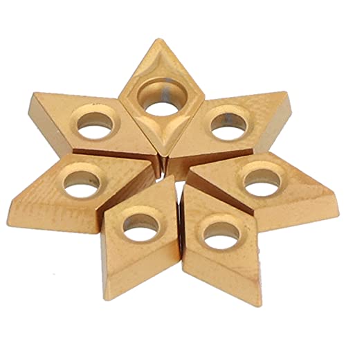 Mavaol Hartmetalleinsätze, 10 Stück, SDJCR L110 1212 H07, CVD-beschichtet, 2,38 mm Dicke, schlagfest, robuste Schneidwerkzeuge für Hochgeschwindigkeitsbearbeitung