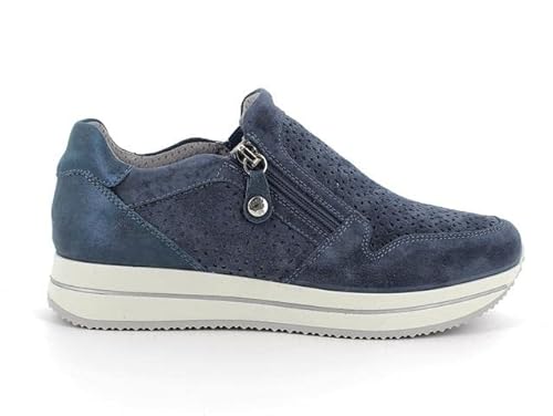 ENVAL SOFT 1764566 Sneakers Mocassini Pelle Blu