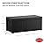Mars Villa 119 Gallon Deck Box, Large Resin Outdoor Storage Box, Waterproof Storage Bin with Lockable Lid for Patio Furniture Cushions, Pool Supplies, Garden Tools, Weatherproof, Black