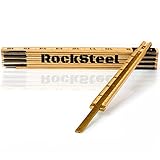 Folding Ruler with Brass Slide Rule | Carpenters, Linesman, and Other Tradesman