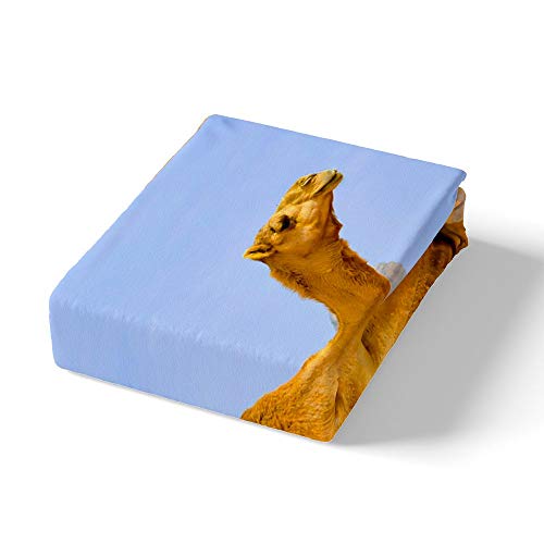 Homewish WW12345ZC-FULL Camel Comforter Cover Set Camel In The Desert Pattern Printed Duvet Cover Animal Theme Bedding Set 3Pcs thumb #1