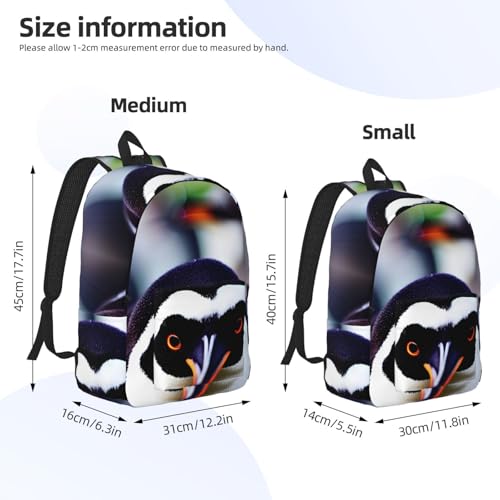 Sac à dos ordinateur voyage avec tête de pingouin ergonomique - 4