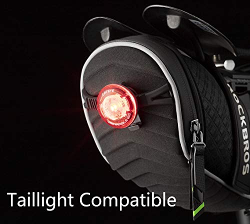 Rockbros C16-BK Bike Seat Bag, Bicycle Saddle Bag Under Seat 3D Shell Cycling Seat Pack thumb #3