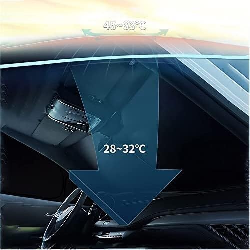 Parasol Coche Lateral para Toyota Auris 2006-2012, Cortinas Magnéticas Ventanilla Protección UV Insectos Solar Protector Cubierta,A/7pieces