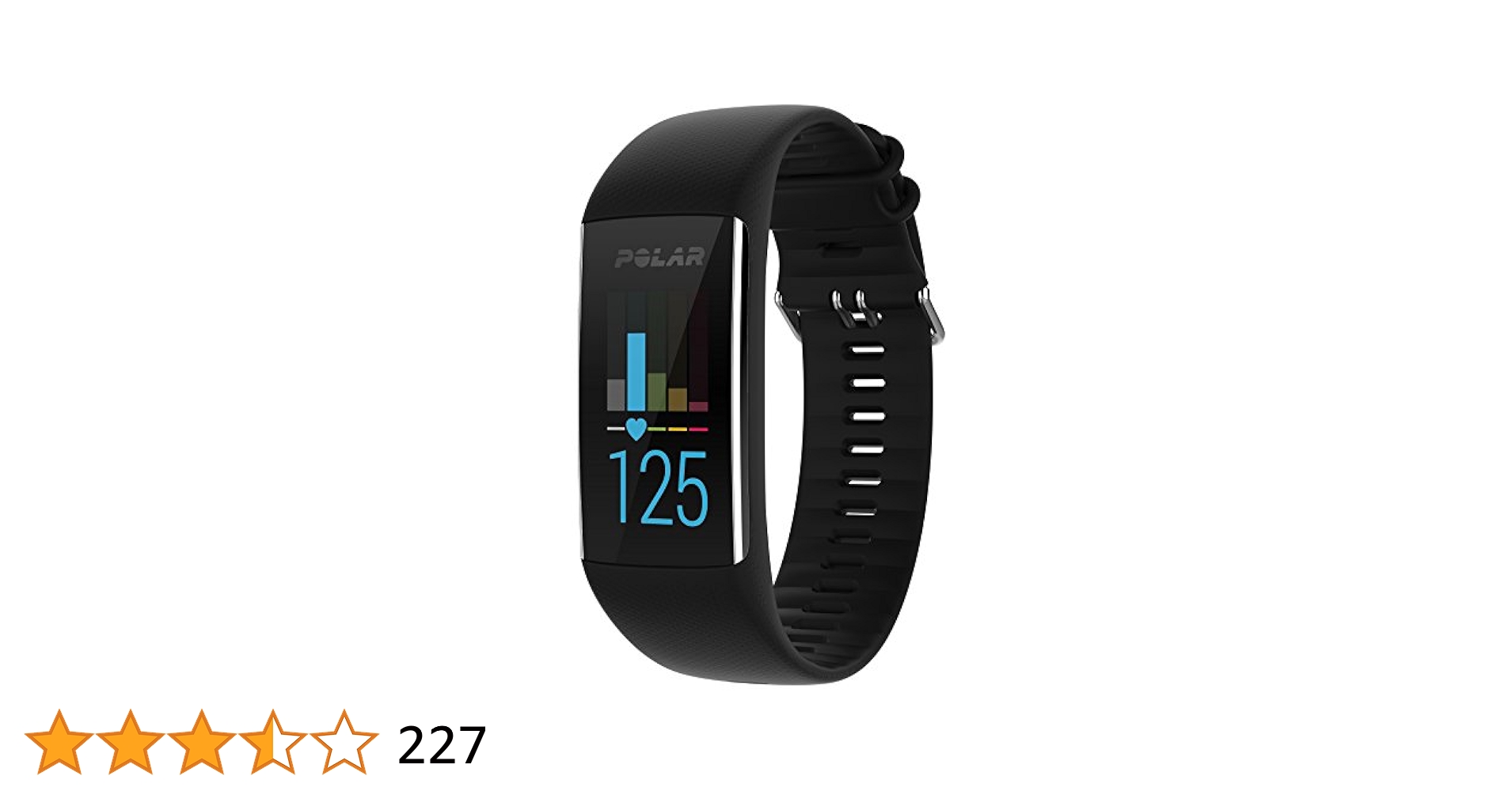 Polar A370 Heart Rate Monitor Black M/L, Activity Trackers